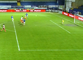 Golul etapei 19 din Superliga! Șut direct în vinclu, portarul nu a avut nicio reacție