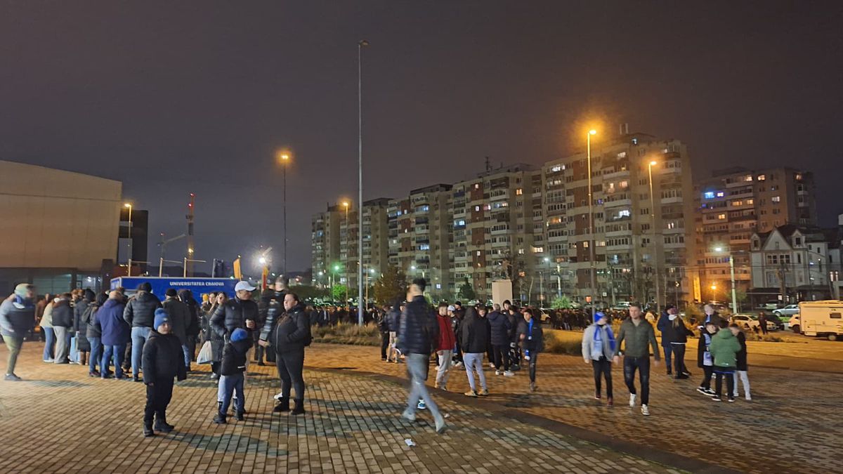 Imagini înainte de Universitatea Craiova - CFR Cluj