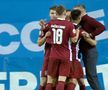 Reacția lui Daniel Pancu după golul lui Louis Munteanu în Craiova - CFR Cluj