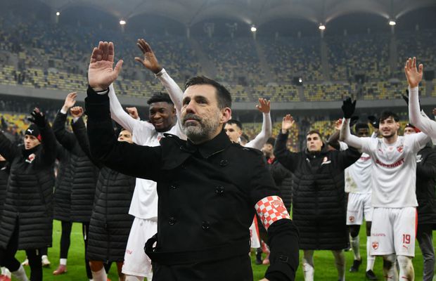 Cu dedicație pentru Zeljko Kopic. Mesaj scris în croată la Derby de România