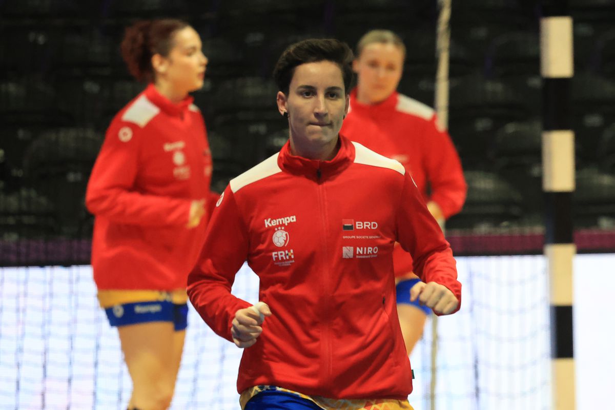 Momente de la încălzire înaintea meciului România - Elveţia