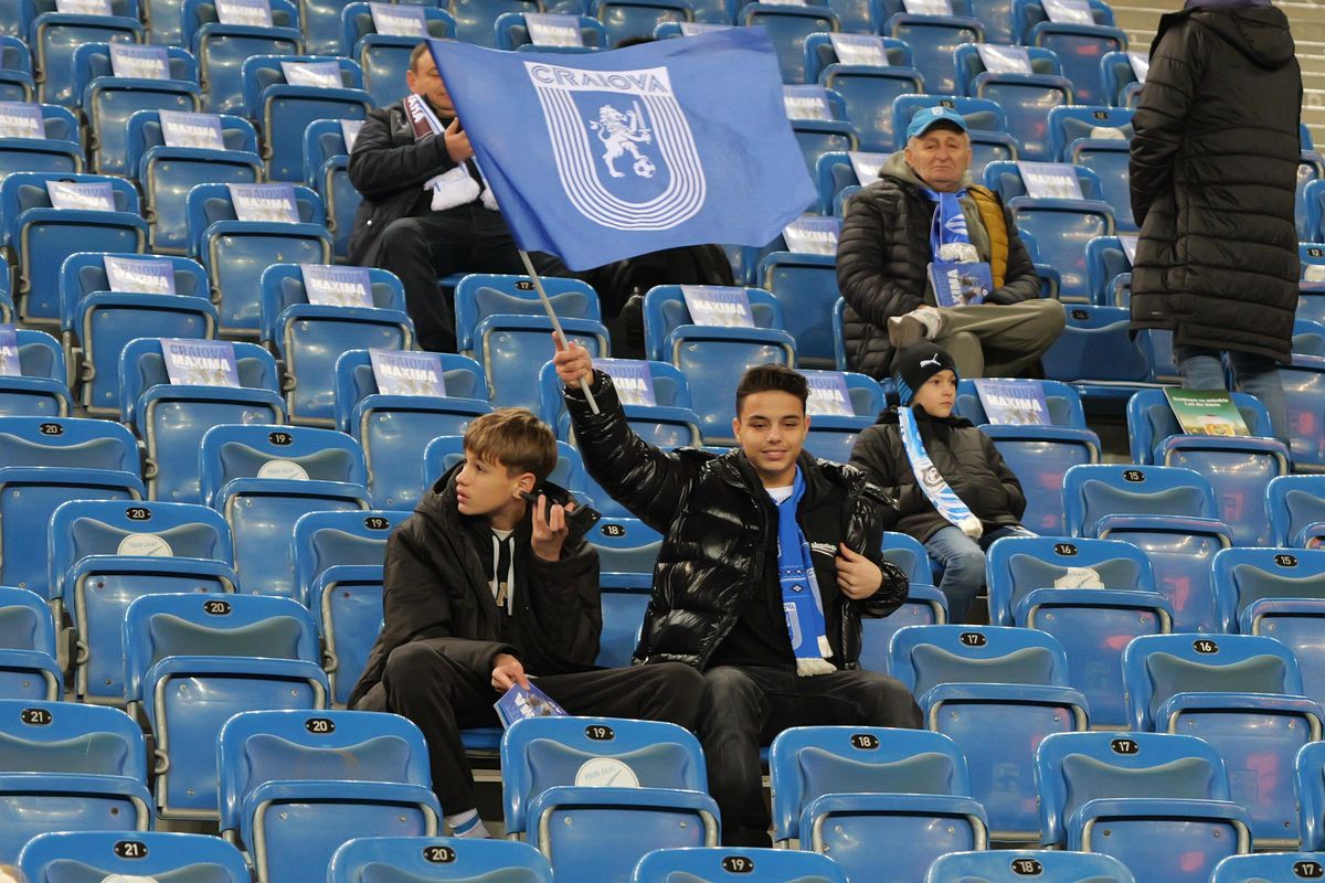 Imagini înainte de Universitatea Craiova - CFR Cluj