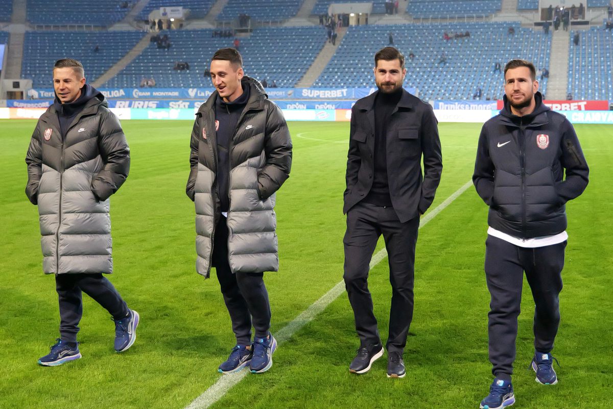 Imagini înainte de Universitatea Craiova - CFR Cluj