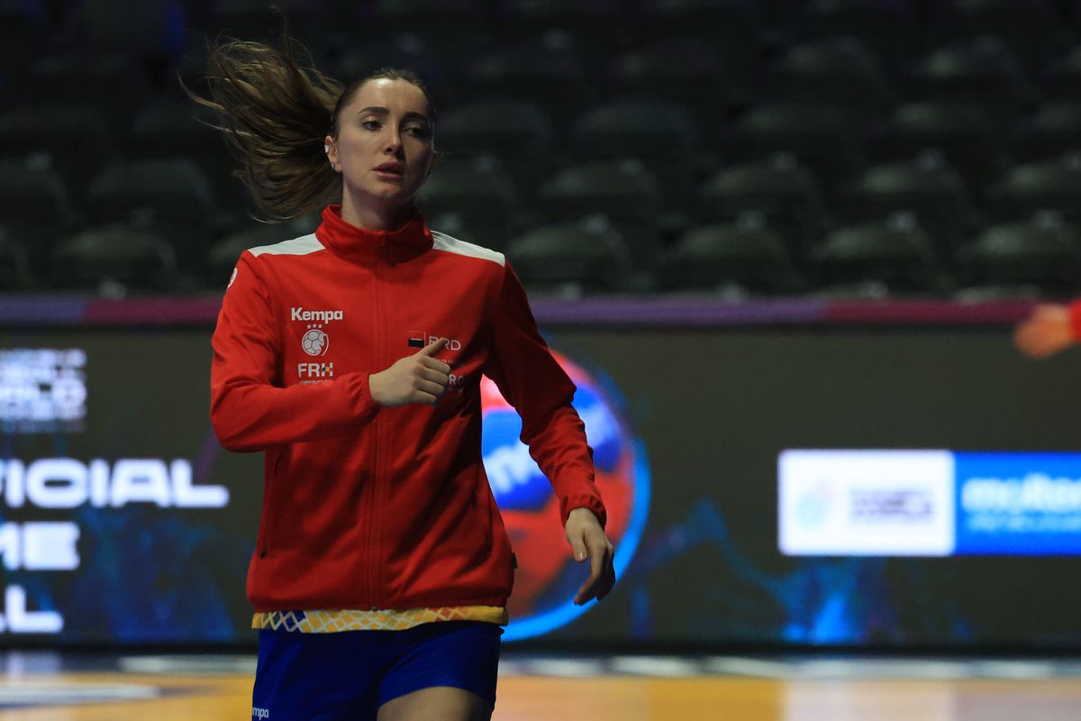 Momente de la încălzire înaintea meciului România - Elveţia