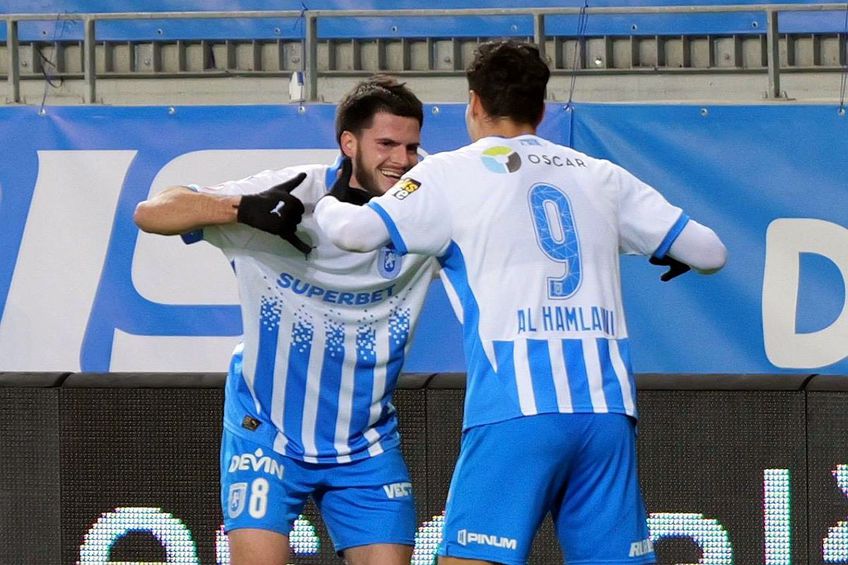 Tudor Băluță, sărbătorind golul contra CFR-ului // foto: Andrei Furnigă (GSP)