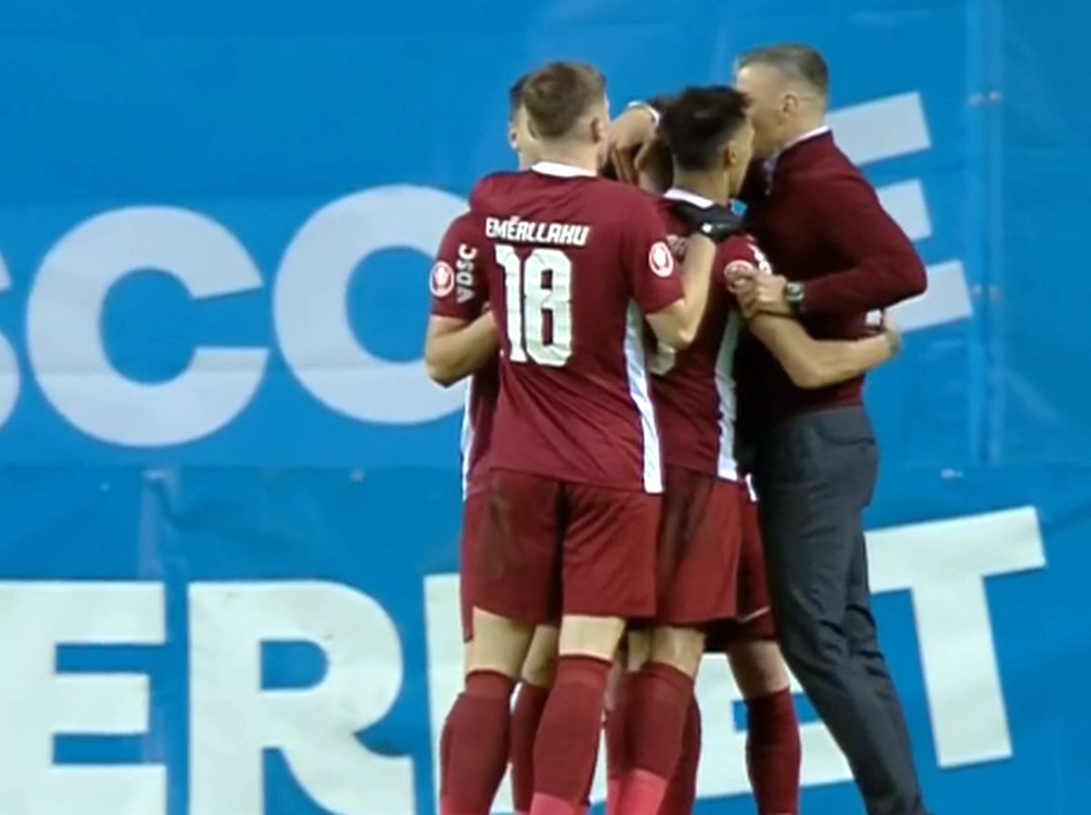 Daniel Pancu, explozie de bucurie la primul gol înscris de Louis Munteanu după două luni: a „țâșnit” pe gazon! Reacție curioasă a nouarului