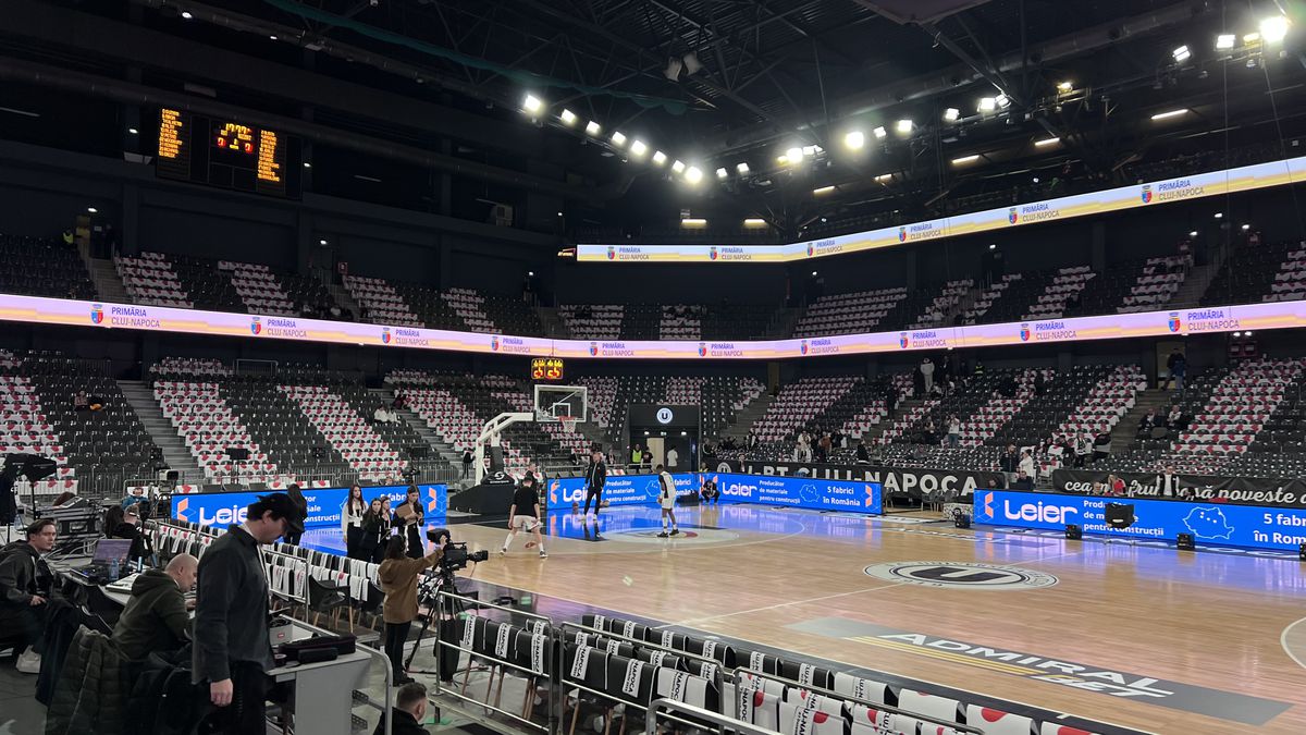 Într-o atmosferă europeană creată de 10.000 de fani, U-BT Cluj-Napoca a pierdut testul cu galonata Partizan Belgrad