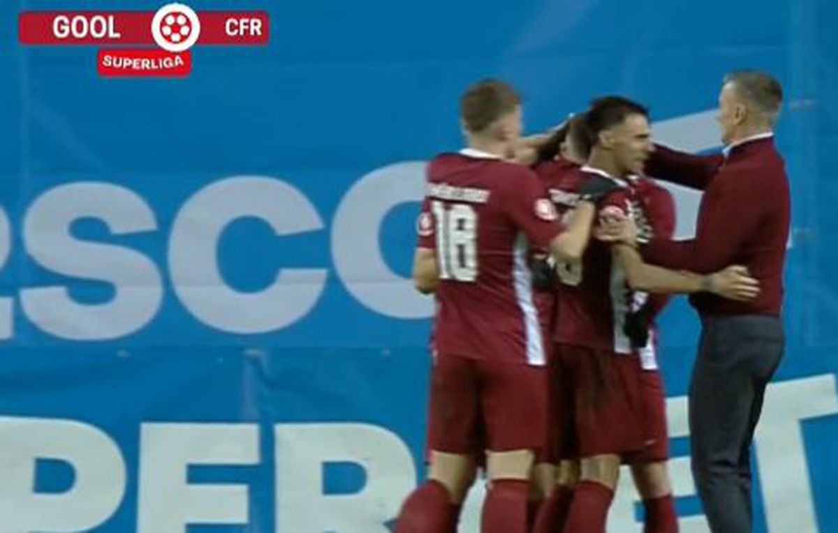 Daniel Pancu, explozie de bucurie la primul gol înscris de Louis Munteanu după două luni: a „țâșnit” pe gazon! Reacție curioasă a nouarului