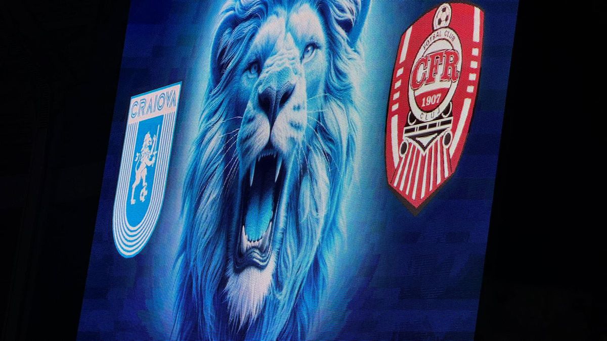 Imagini înainte de Universitatea Craiova - CFR Cluj