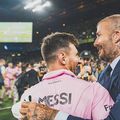David Beckham și Leo Messi. Foto: Instagram