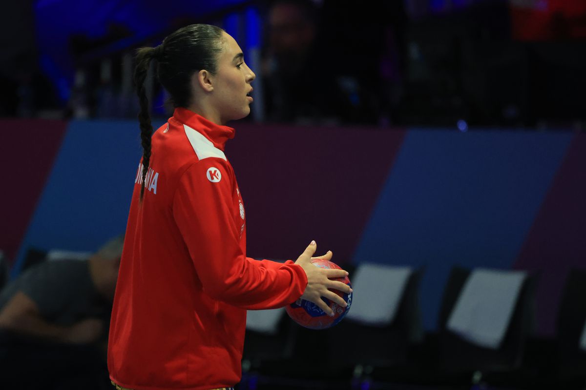 Momente de la încălzire înaintea meciului România - Elveţia