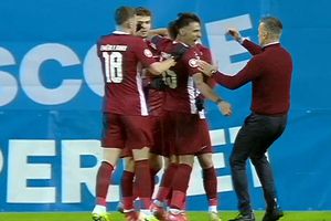 Daniel Pancu, explozie de bucurie la primul gol înscris de Louis Munteanu după două luni: a „țâșnit” pe gazon! Reacție curioasă a nouarului