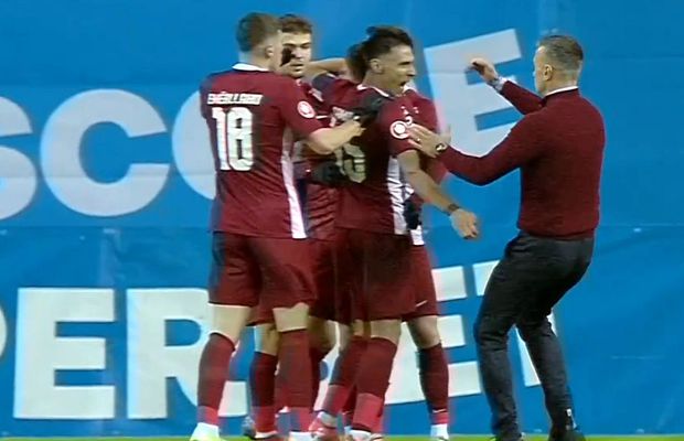 Daniel Pancu, explozie de bucurie la primul gol înscris de Louis Munteanu după două luni: a „țâșnit” pe gazon! Reacție curioasă a nouarului