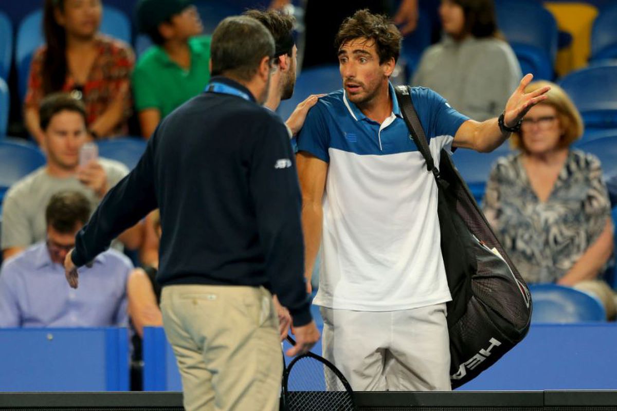 VIDEO+FOTO Nicio zi fără scandal la ATP Cup » Cuevas și-a ieșit din minți: „Du-te dracu', prostule! Cheamă poliția, cheamă Baywatch-ul din Australia”