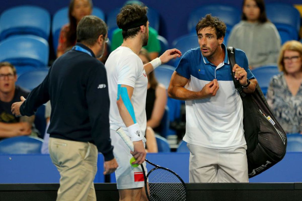 VIDEO+FOTO Nicio zi fără scandal la ATP Cup » Cuevas și-a ieșit din minți: „Du-te dracu', prostule! Cheamă poliția, cheamă Baywatch-ul din Australia”