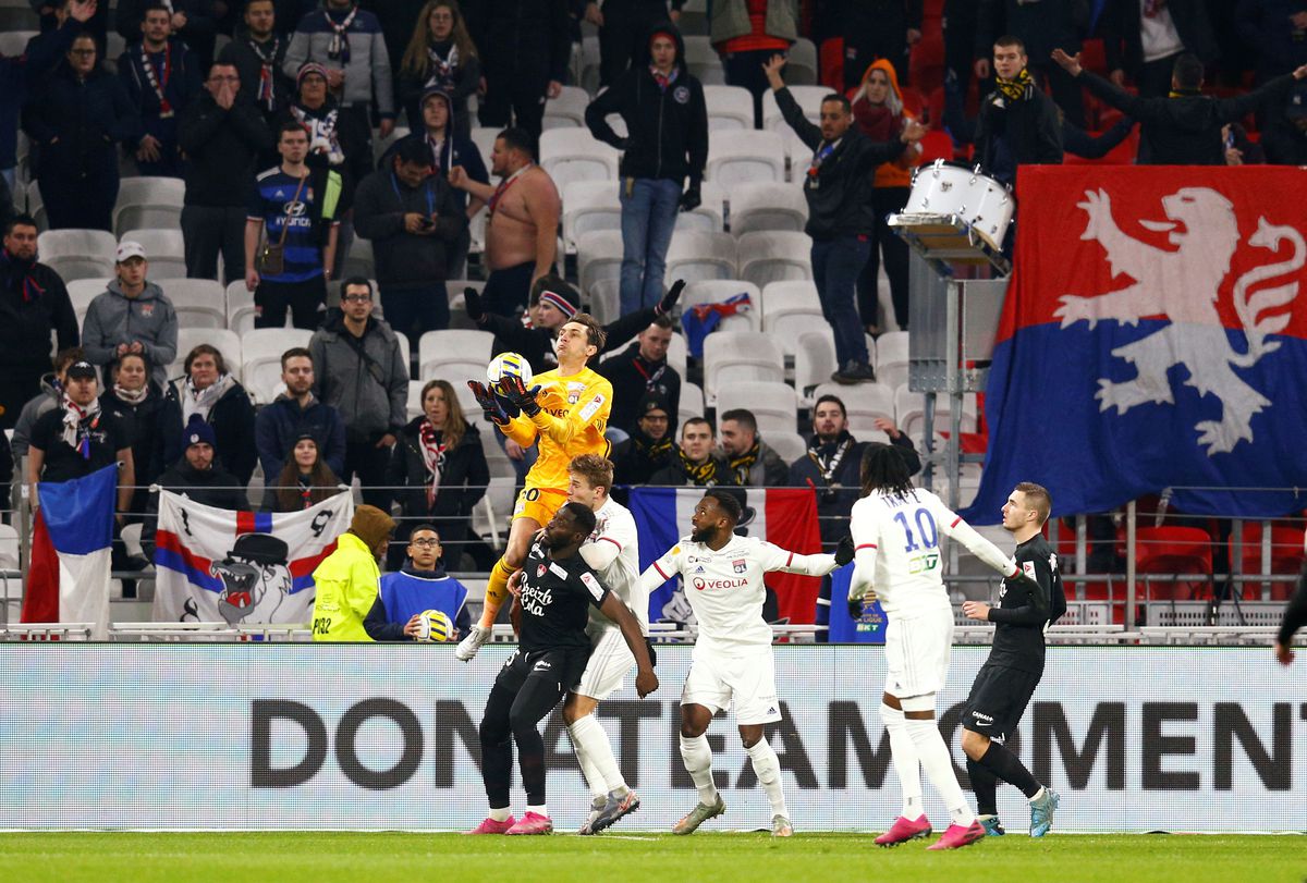 Ciprian Tătărușanu în Lyon - Brest