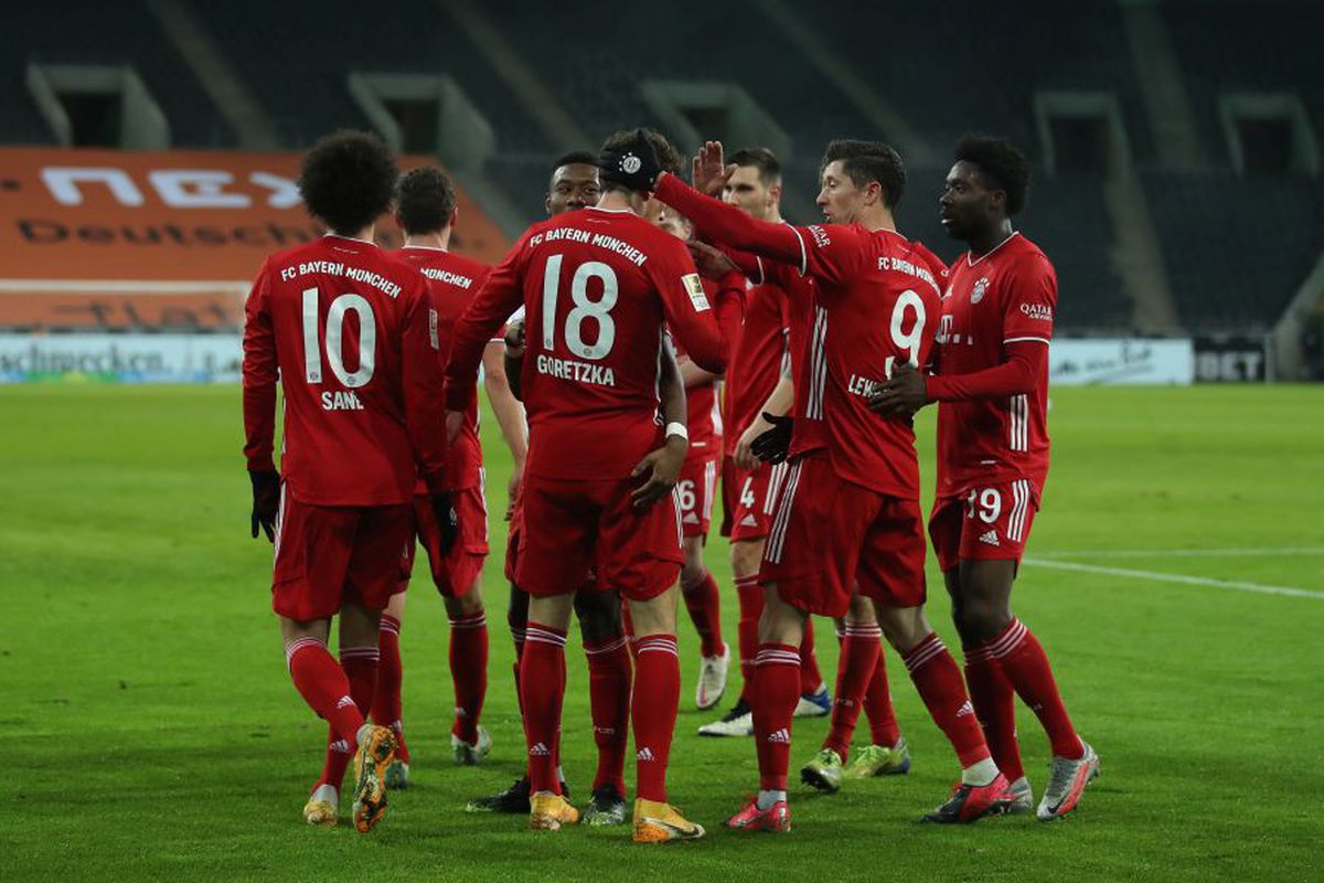 Bayern Munchen, învinsă de Borussia Monchengladbach după ce a condus cu 2-0!