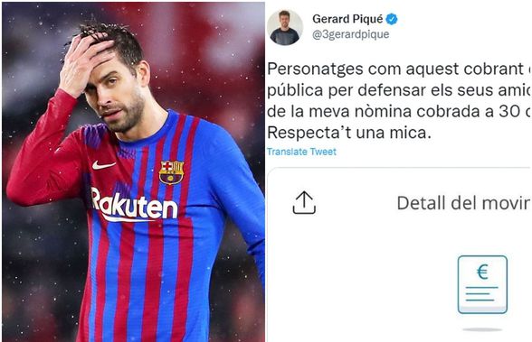 Gerard Pique și-a publicat salariul pe Twitter! » Barcelona, comunicat dur: „Nepotrivit și neprofesionist”