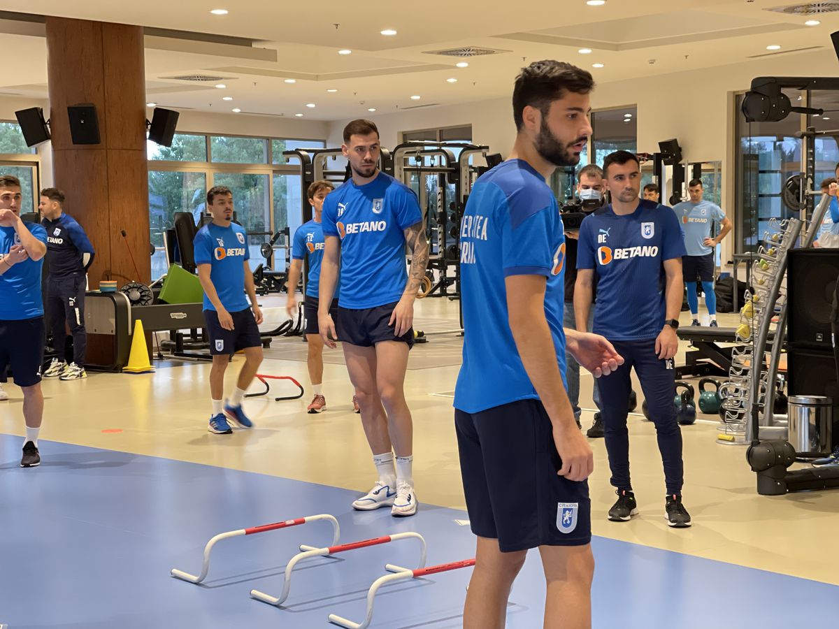 CSU Craiova, antrenament în sala de forță / Vlad Nedelea @Antalya