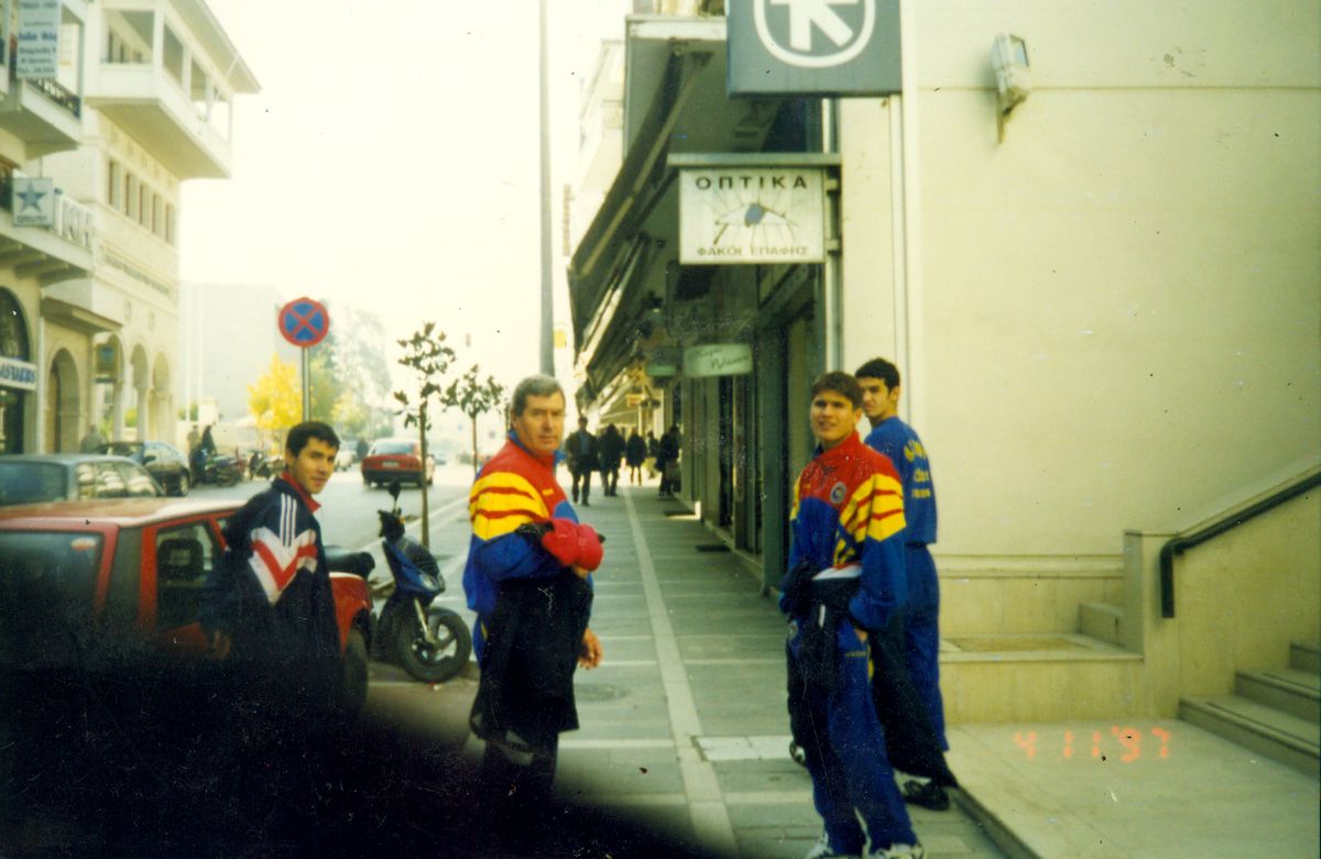 Adrian Mutu și Cristi Chivu