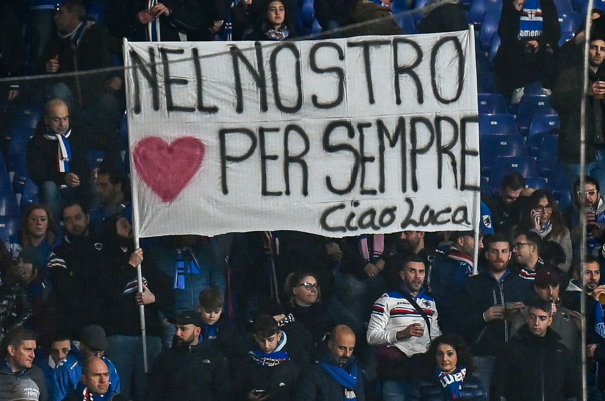 Un stadion în lacrimi pentru idolul Gianluca Vialli » 10 imagini emoționante înainte de Sampdoria - Napoli