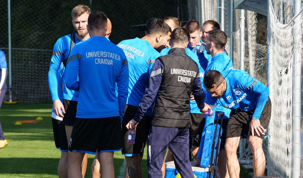 Jucătorii de la Universitatea Craiova trag tare » Cum arată antrenamentele lui Neagoe + Ce jucător va lipsi 2 luni