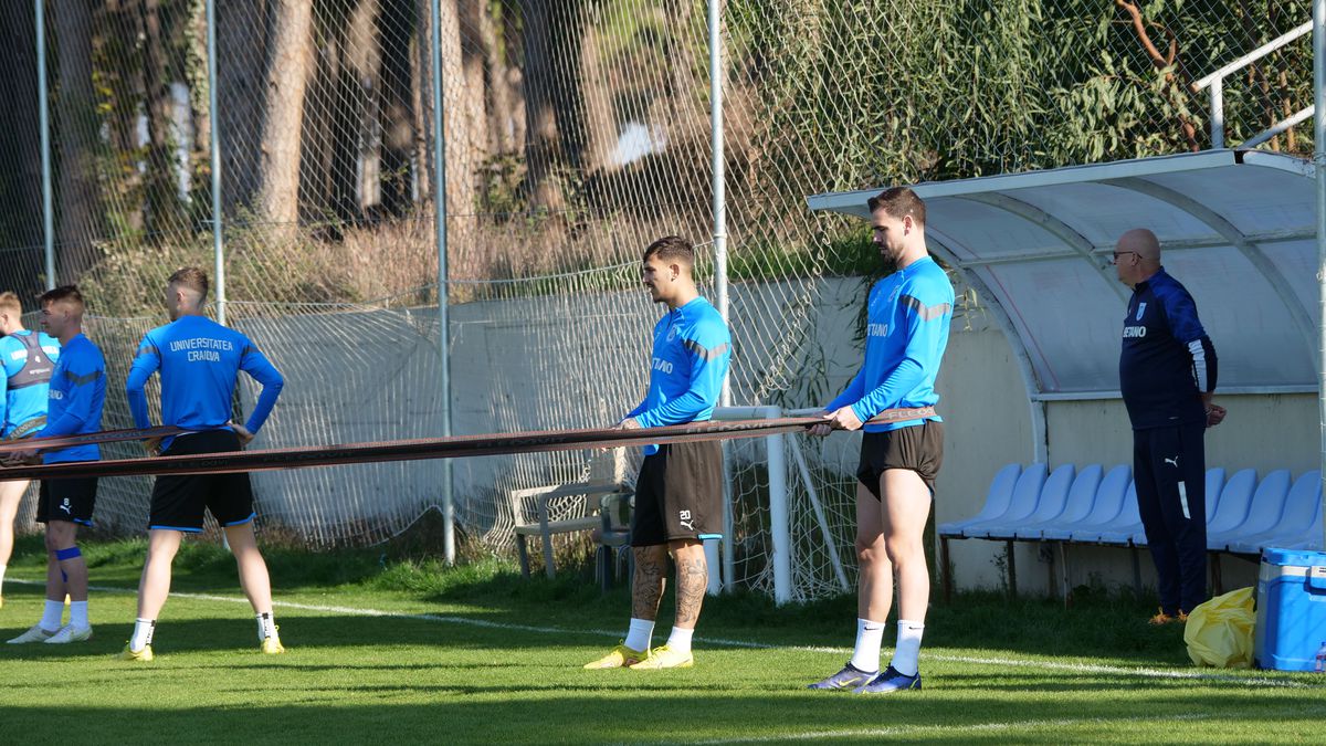 Jucătorii de la Universitatea Craiova trag tare » Cum arată antrenamentele lui Neagoe + Ce jucător va lipsi 2 luni