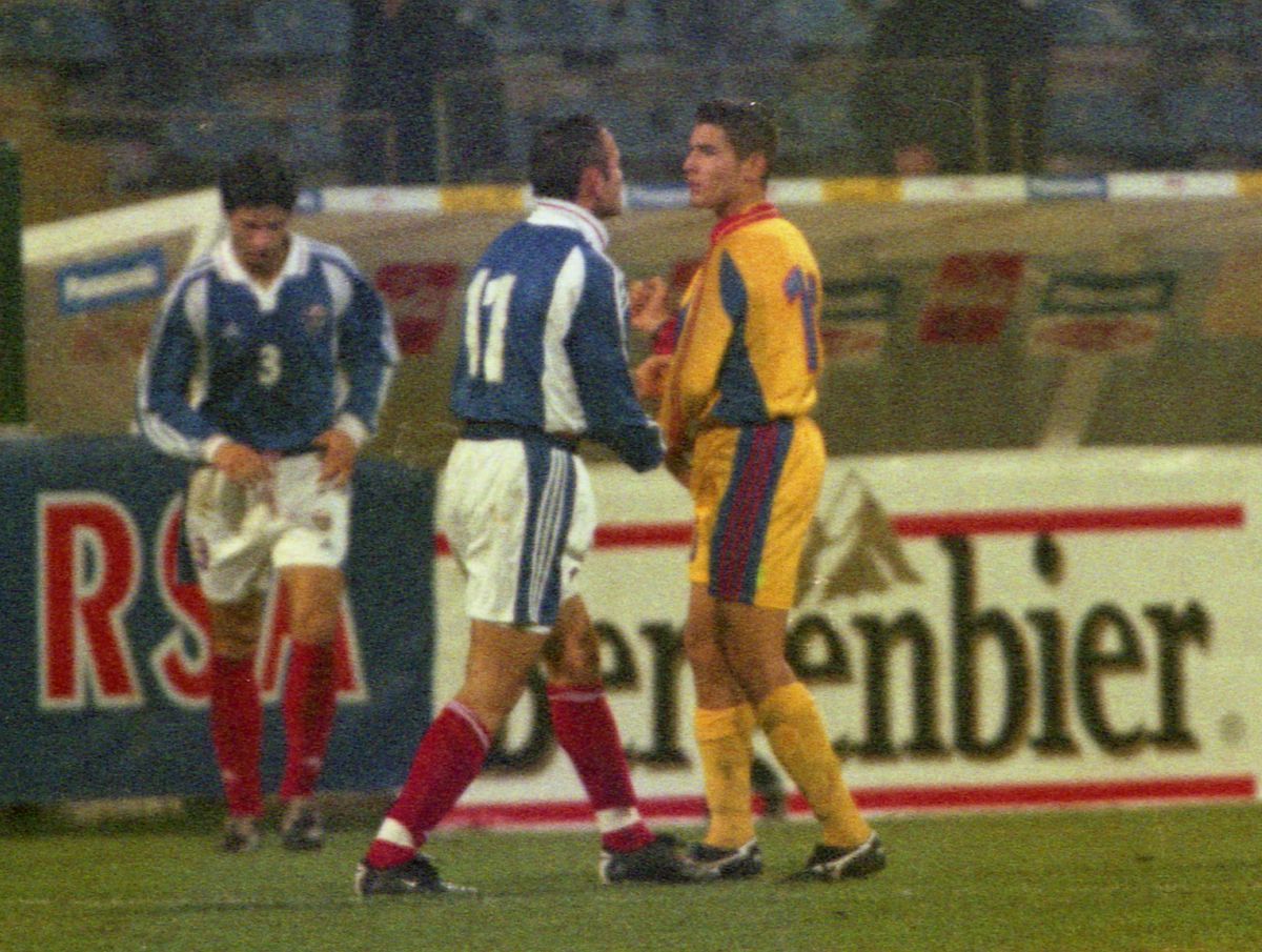 Adrian Mutu și Cristi Chivu