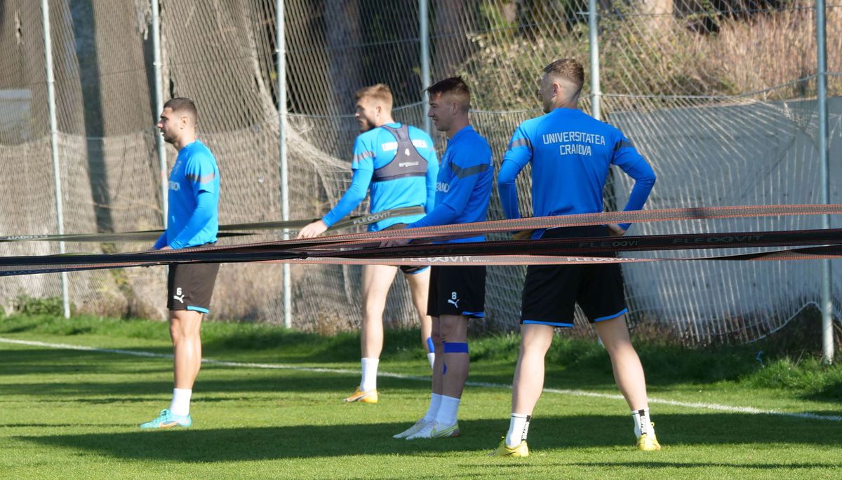Jucătorii de la Universitatea Craiova trag tare » Cum arată antrenamentele lui Neagoe + Ce jucător va lipsi 2 luni