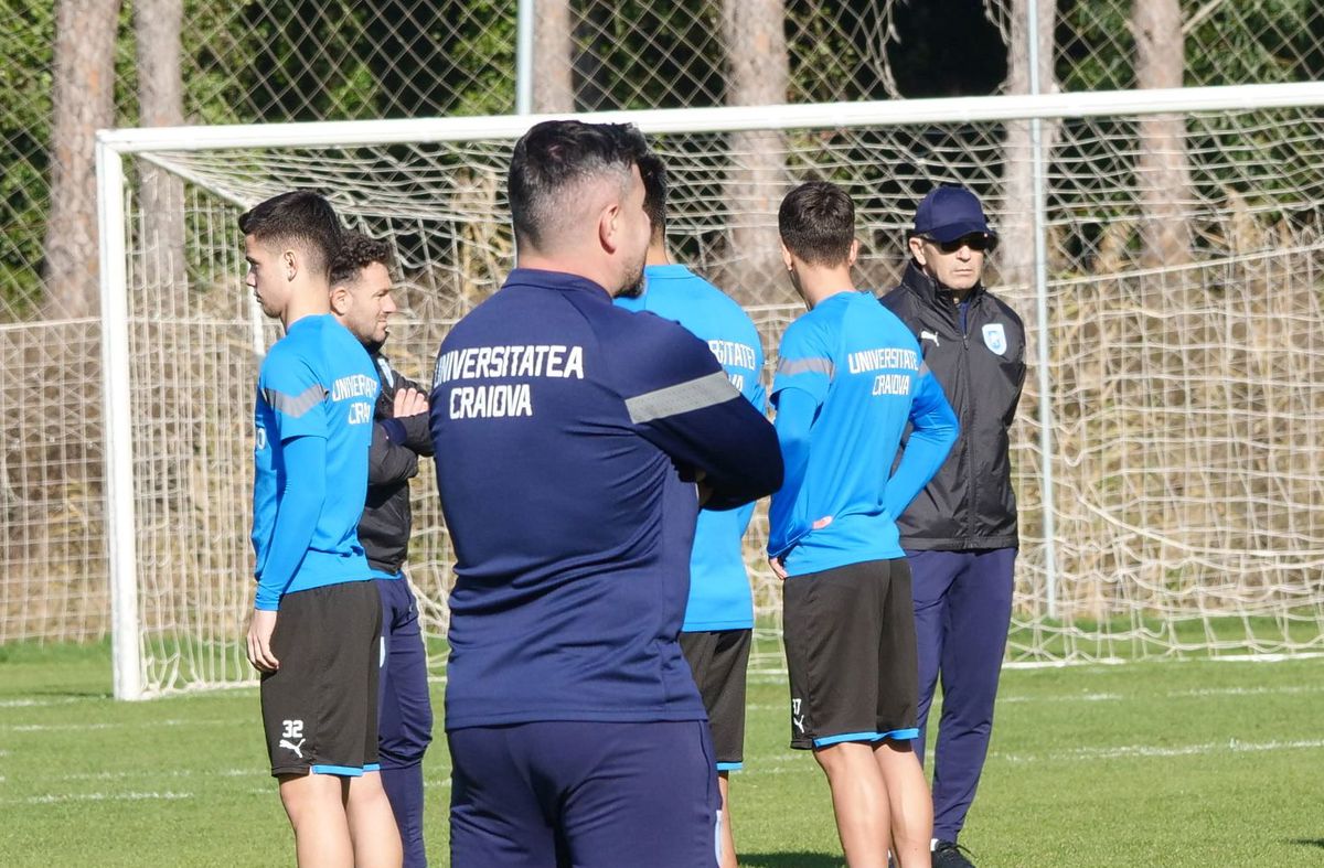 Jucătorii de la Universitatea Craiova trag tare » Cum arată antrenamentele lui Neagoe + Ce jucător va lipsi 2 luni