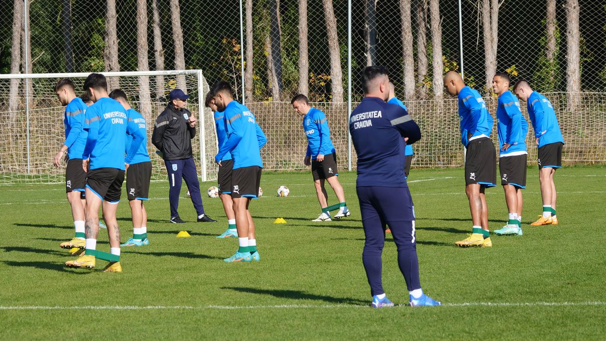 Jucătorii de la Universitatea Craiova trag tare » Cum arată antrenamentele lui Neagoe + Ce jucător va lipsi 2 luni