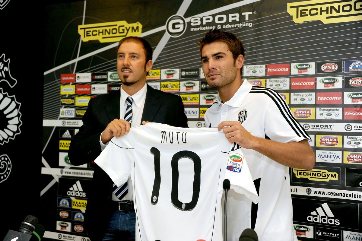 Adrian Mutu și Cristi Chivu