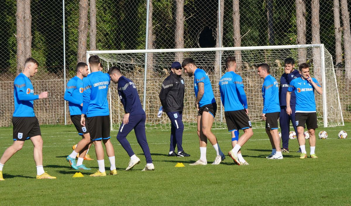 Jucătorii de la Universitatea Craiova trag tare » Cum arată antrenamentele lui Neagoe + Ce jucător va lipsi 2 luni