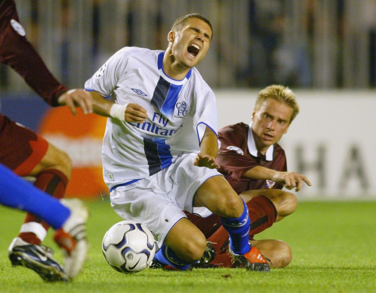 Adrian Mutu și Cristi Chivu