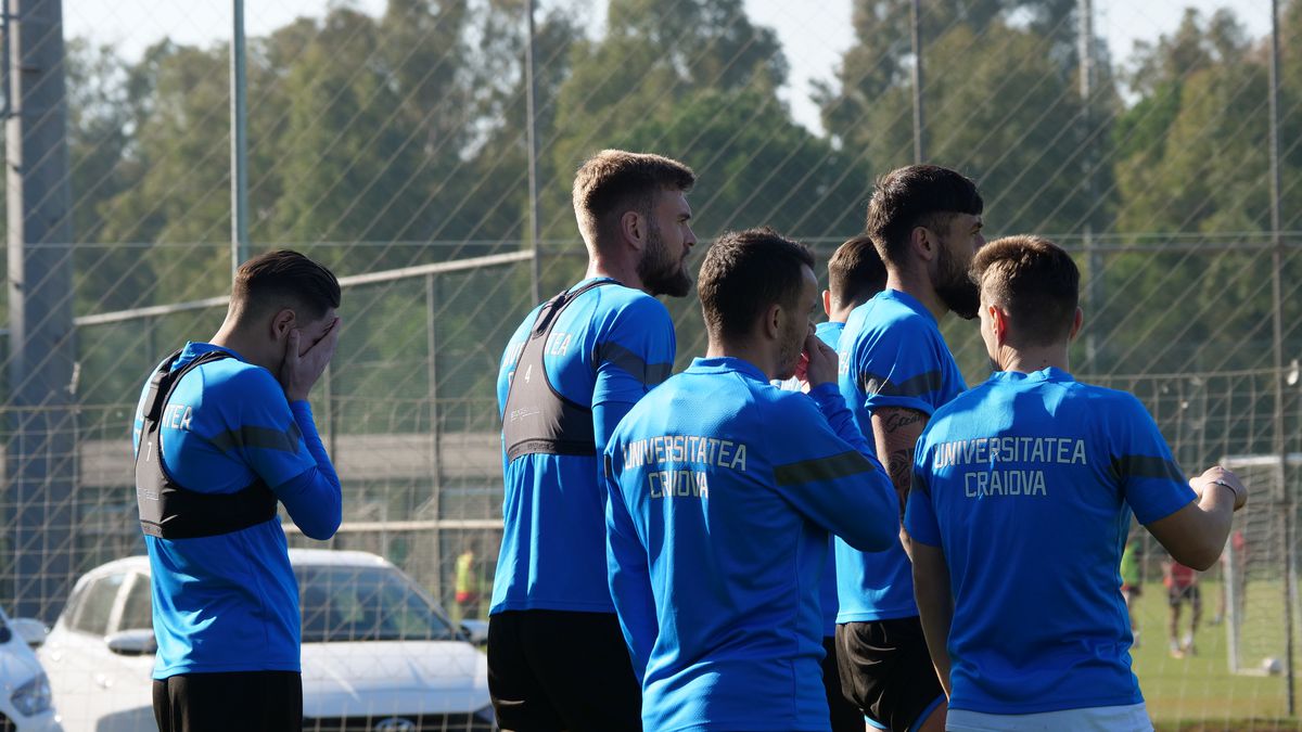 Jucătorii de la Universitatea Craiova trag tare » Cum arată antrenamentele lui Neagoe + Ce jucător va lipsi 2 luni