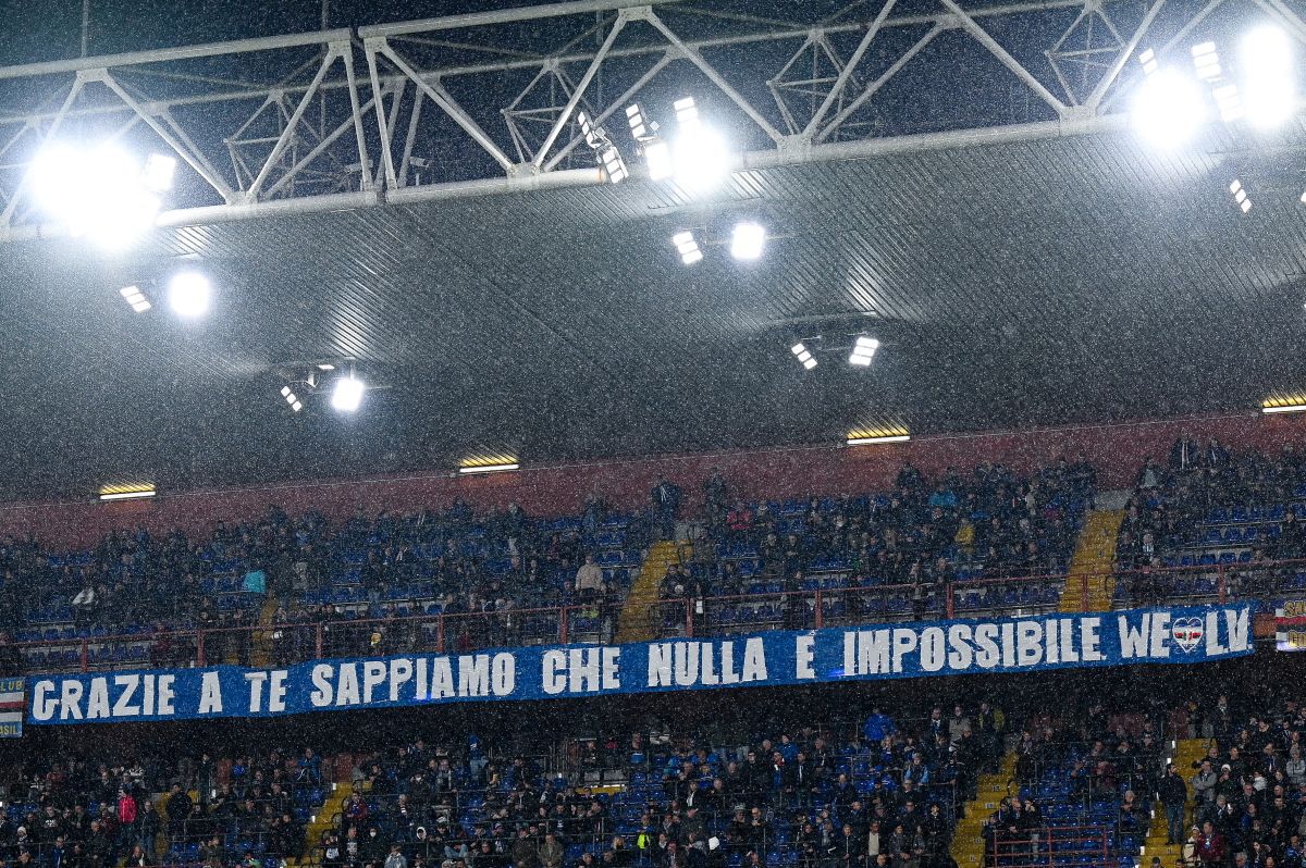 Un stadion în lacrimi pentru idolul Gianluca Vialli » 10 imagini emoționante înainte de Sampdoria - Napoli