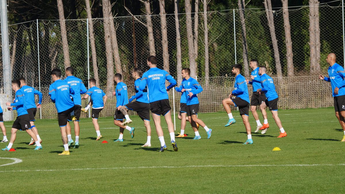 Jucătorii de la Universitatea Craiova trag tare » Cum arată antrenamentele lui Neagoe + Ce jucător va lipsi 2 luni