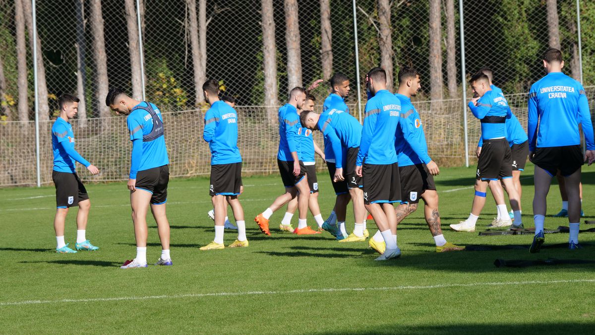 Jucătorii de la Universitatea Craiova trag tare » Cum arată antrenamentele lui Neagoe + Ce jucător va lipsi 2 luni