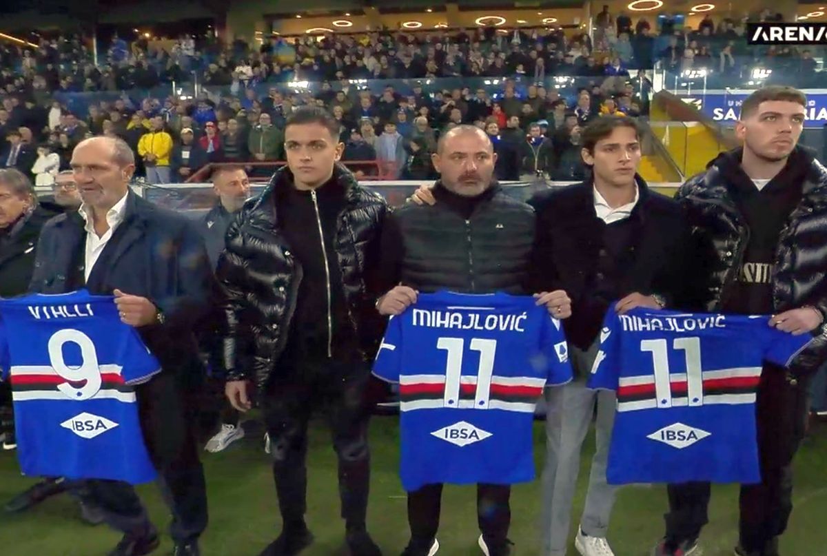 Un stadion în lacrimi pentru idolul Gianluca Vialli » 10 imagini emoționante înainte de Sampdoria - Napoli