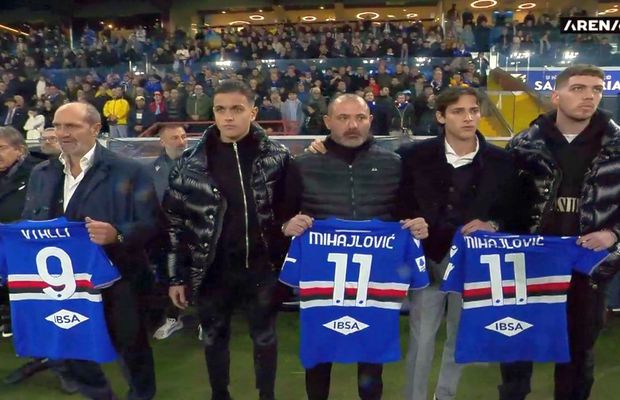 Un stadion în lacrimi pentru idolul Gianluca Vialli » 10 imagini emoționante înainte de Sampdoria - Napoli