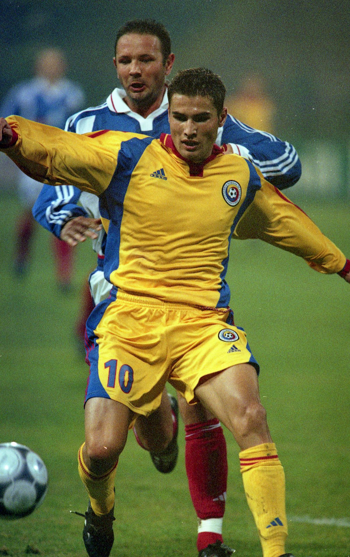 Adrian Mutu și Cristi Chivu