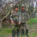 Bauza și tatăl lui, la vânătoare