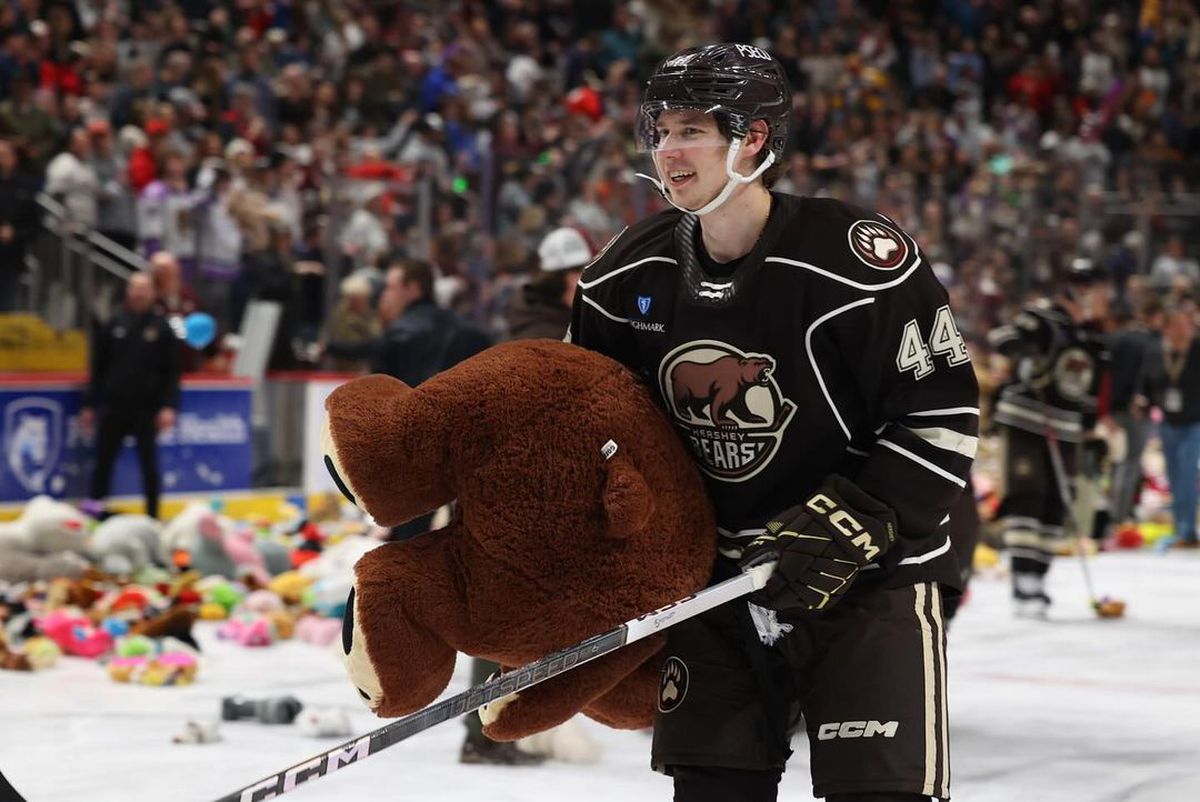 74.599 de jucării de pluș au fost aruncate la un meci de hochei al celor de la Hershey Bears