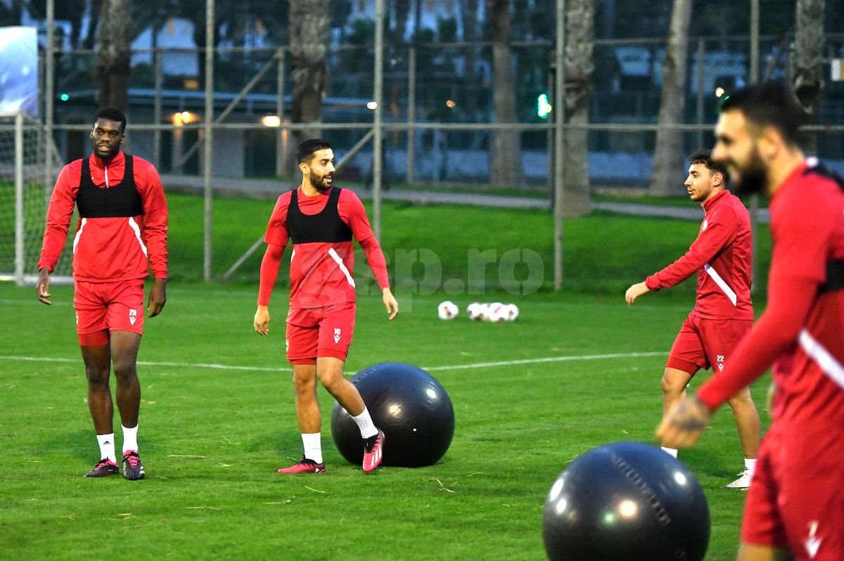 FOTO Antrenament Dinamo în Antalya 08.01.2024