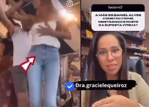 Mama lui Dani Alves, în centrul unui scandal » Acuzată că a publicat imagini cu victima fostului fotbalist