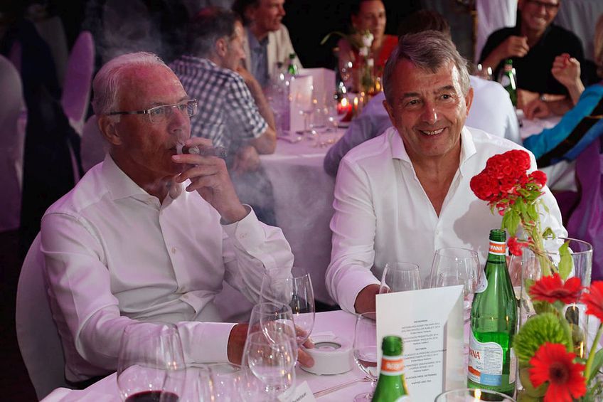 Franz Beckenbauer, în stânga imaginii / FOTO: GettyImages