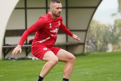 Darko Velkovski (28 de ani), primul jucător transferat de Dinamo în această iarnă, are încredere că echipa antrenată de va Zeljko Kopic se va salva de la retorgradare în acest sezon. foto: Facebook Dinamo București