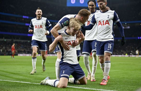 Radu Drăgușin, impecabil într-un Tottenham - Liverpool cu final controversat: decis de fotbalistul care n-ar fi trebuit să mai fie pe teren