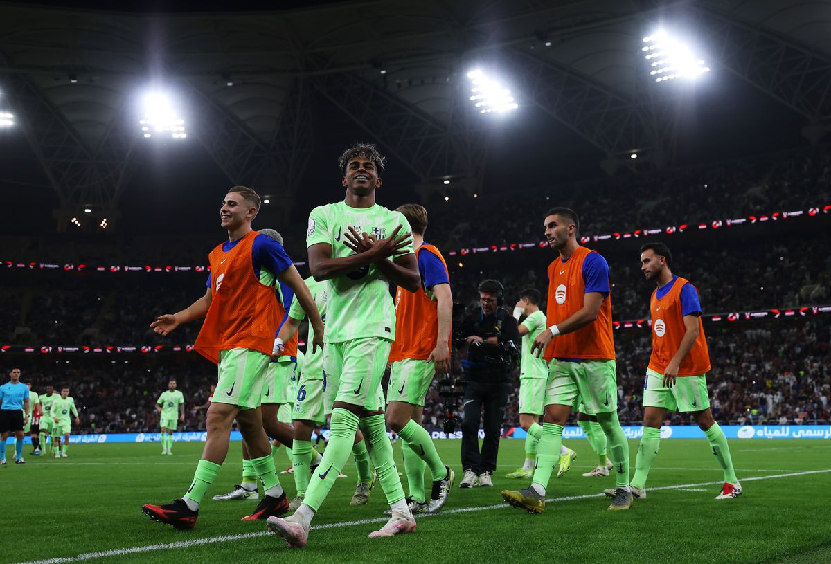 Athletic Bilbao - Barcelona 0-2 » Gavi și Lamine Yamal duc formația blaugrana în finala Supercupei Spaniei