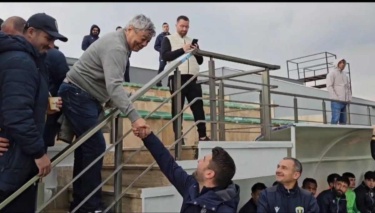 Dialog inedit între Lucescu și Mutu, la primul amical din Antalya al Petrolului: „În sfârșit te-ai apucat de treabă” / „Ai văzut, ai văzut?”